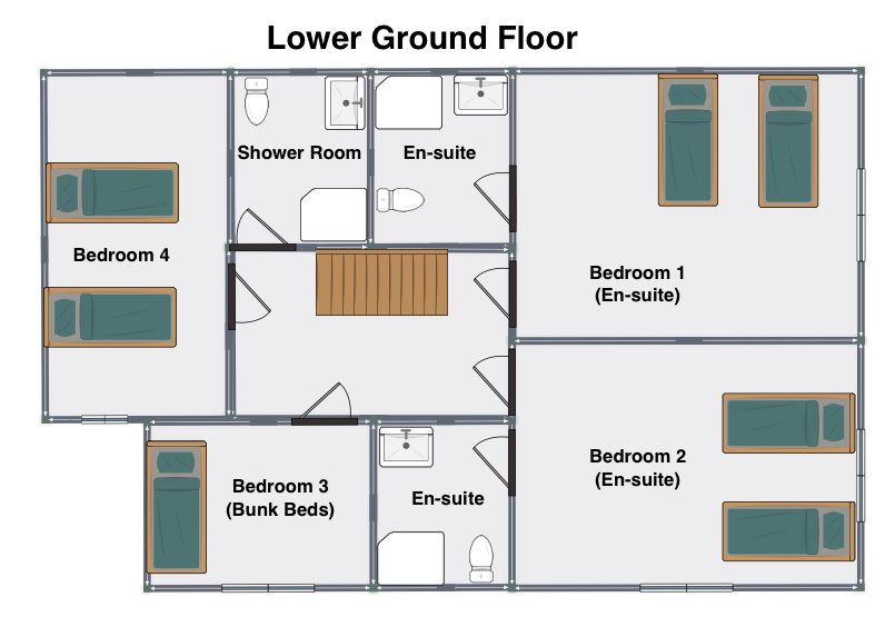 Chalet Cornillon Alpe d’Huez Floor Plan 1